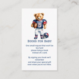 Tarjeta De Recepción Un Quarterback en el camino de los libros para ins