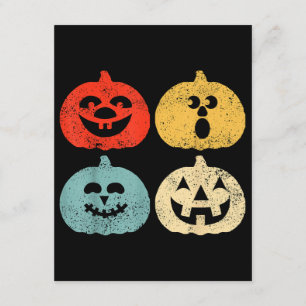 Tarjeta De Recepción Un regalo retro divertido para la calabaza de Hall