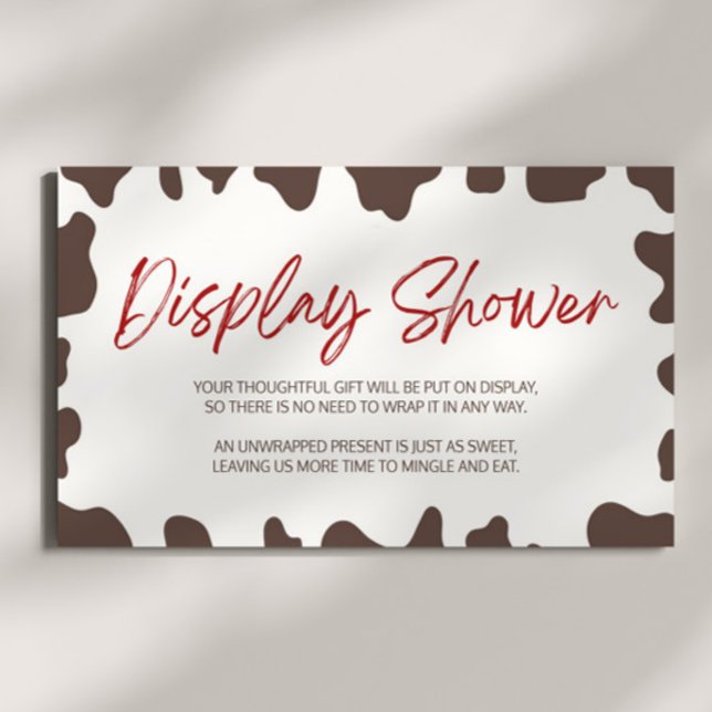 Tarjeta De Recepción Una exhibición de ducha de bebé A Little Cowboy Ro (Subido por el creador)