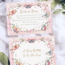 Una mariposa bebé va camino a Baby Shower