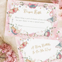 Una Mariposa Infantil Está En Camino De Diaper Raf