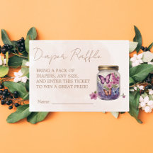 Una mariposa pequeña en un frasco de Baby Shower f