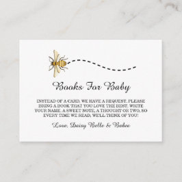 Tarjeta De Recepción Una Miel Pequeña Está En Camino De Baby Shower