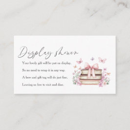 Tarjeta De Recepción Una nueva ducha de visualización Baby Shower en el