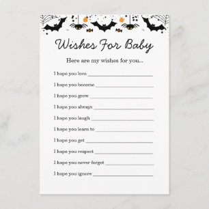 Tarjeta De Recepción Una pequeña aparición está casi lista para Hallowe