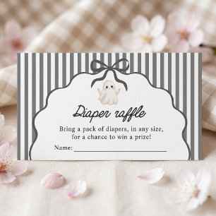 Tarjeta De Recepción Una pequeña boo adorable duende baby shower