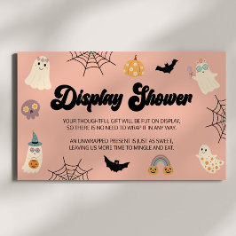 Tarjeta De Recepción Una pequeña ducha de pantalla Baby Shower de Boo H