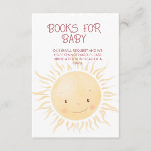 Tarjeta De Recepción Una pequeña ducha de sol para libros