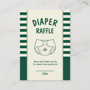 Tarjeta De Recepción Una pequeña judía está preparando el sorteo de pañ