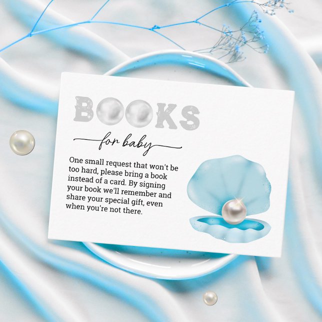 Tarjeta De Recepción Una pequeña perla está en camino Libros para Bebé (Subido por el creador)