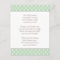 Una pequeña petición | Libro de Baby Shower Mint G