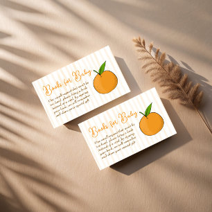 Tarjeta De Recepción Una pequeña solicitud de un libro de cunas de cítr