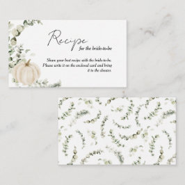 Tarjeta De Recepción Una receta para la despedida de soltera