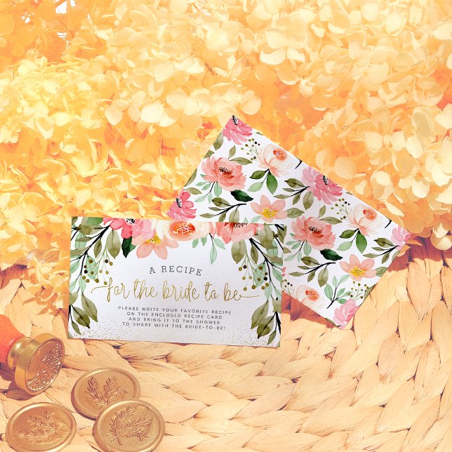 Tarjeta De Recepción Una Receta Para Que La Novia Sea (Subido por el creador)