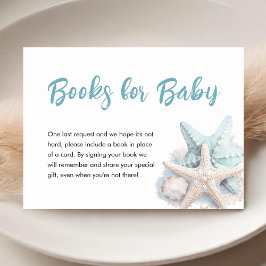 Tarjeta De Recepción Under the Sea Baby Shower Books For Baby
