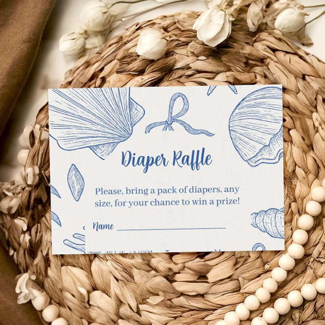 Tarjeta De Recepción Under The Sea You Soon Blue Boy Baby Shower Diaper (Subido por el creador)