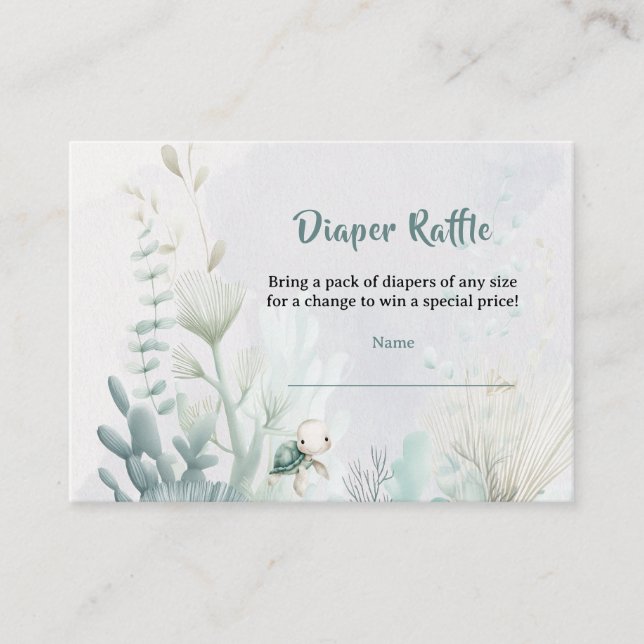 Tarjeta De Recepción Undersea Enclosure Card (Anverso)