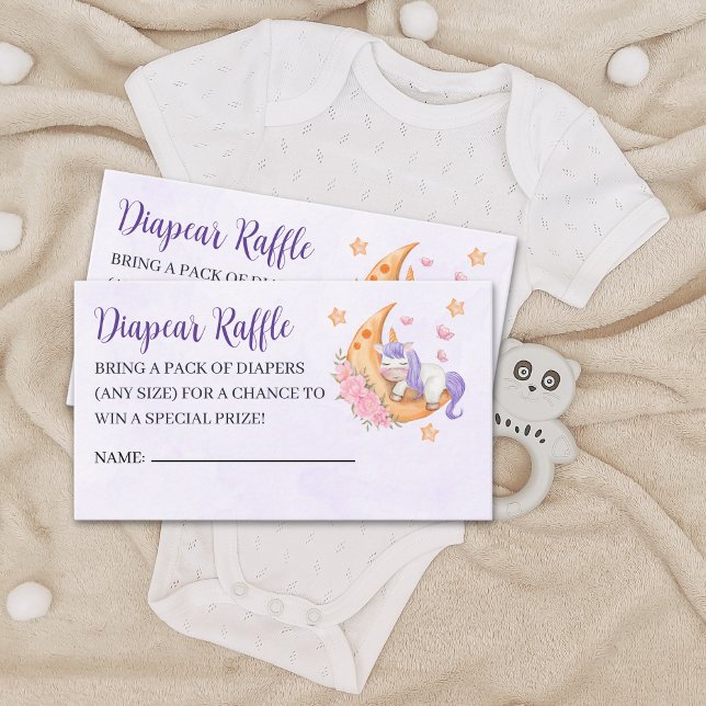 Tarjeta De Recepción Unicorn Baby Shower Girl (Subido por el creador)