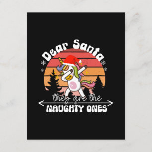 Tarjeta De Recepción Unicornio haciendo dabbing divertido Navidad