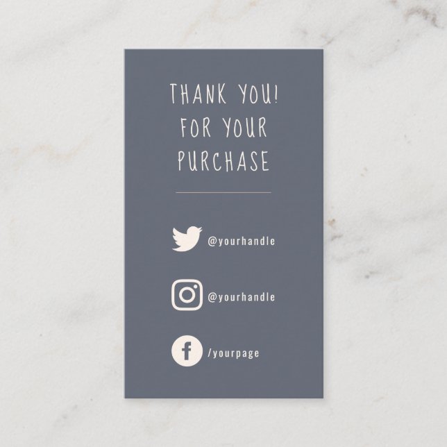 Tarjeta De Recepción Valoración del pedido del cliente de Enlaces Socia (Anverso)