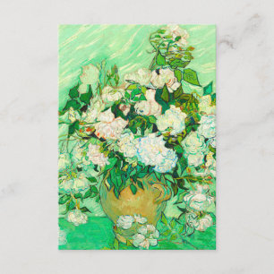 Tarjeta De Recepción Van Gogh White Roses