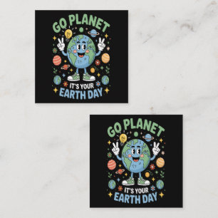 Tarjeta De Recepción Ve planeta es tu día de la Tierra