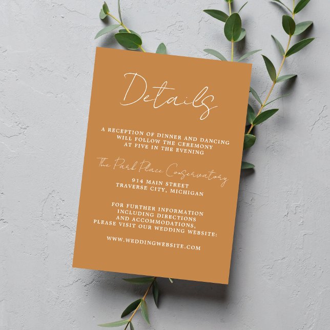 Tarjeta De Recepción Verdadera simplicidad 3 guión Boda mínimo de gráfi (Subido por el creador)