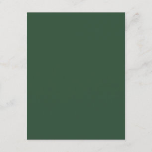 Tarjeta De Recepción Verde Pino
