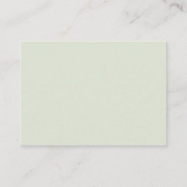Tarjeta De Recepción Verde Susurro Color Sólido