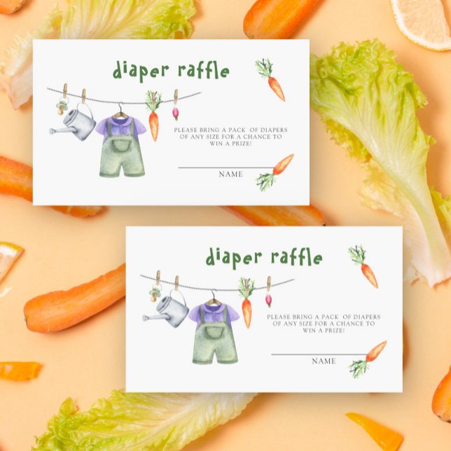 Tarjeta De Recepción Verduras cultivadas localmente - boleto de rifa de (Subido por el creador)