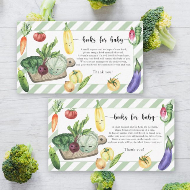 Tarjeta De Recepción Verduras cultivadas localmente - libros para el bo (Subido por el creador)