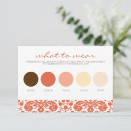 Tarjeta De Recepción Verona Sunset Attire