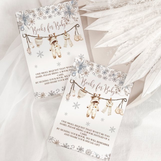 Tarjeta De Recepción Vestimenta neutral de invierno Libros de Baby Show (Subido por el creador)
