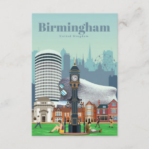 Tarjeta De Recepción Viajes De Arte De Viaje A Birmingham
