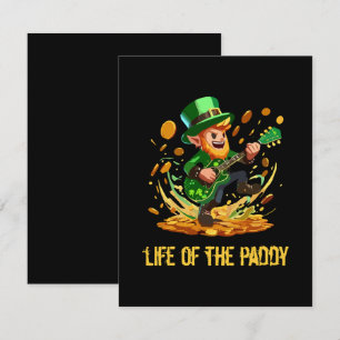 Tarjeta De Recepción Vida del arroz, día de San Patricio