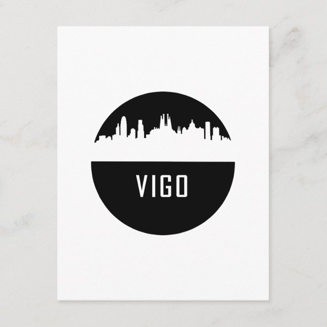 Tarjeta De Recepción Vigo | cities of Spain (Anverso)