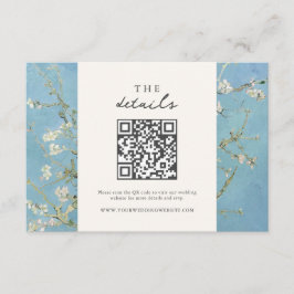 Tarjeta De Recepción Vincent Van Gogh Almond Blossom Boda Floral