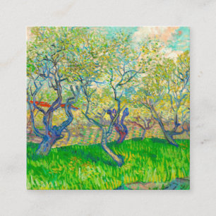 Tarjeta De Recepción Vincent van Gogh Orchard en Blossom