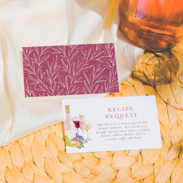 Tarjeta De Recepción Vino Antes De Var Vino Dando Ducha Británica (Subido por el creador)