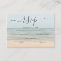 Vintage bodas hawaianas frente a la playa RSVP