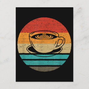 Tarjeta De Recepción Vintage de estilo retro del café