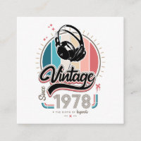 Vintage desde audífonos de 1978