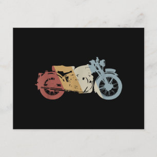 Tarjeta De Recepción Vintage estilo retro de motocicleta