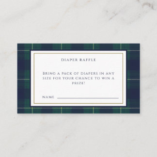 Tarjeta De Recepción Vintage Polo Teddy Bear Diaper Raffle Card