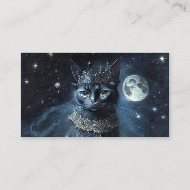 Tarjeta De Recepción Vintage Royal Cats (Anverso)