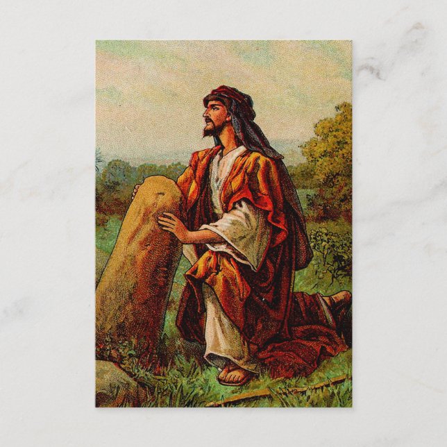 Tarjeta De Recepción Visión de Jacob y promesa de Dios  (Anverso)