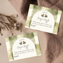 Tarjeta De Recepción Waddle It Be Duck Género Revelar Diaper Raffle Gam