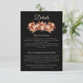 Tarjeta De Recepción Watercolor Autumn Elegance-Boda-