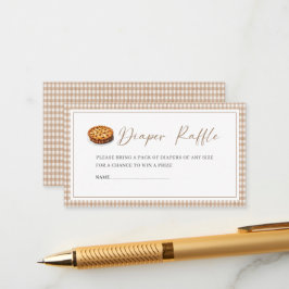 Tarjeta De Recepción Watercolor Cutie Pie está en camino a la ducha par