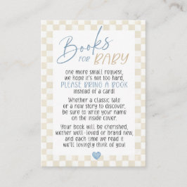 Tarjeta De Recepción We Can Bearly Wait Books for Baby Boy Shower